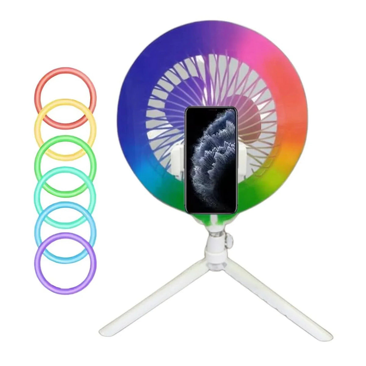 LED FS-260 RGB lighting effect studio setup