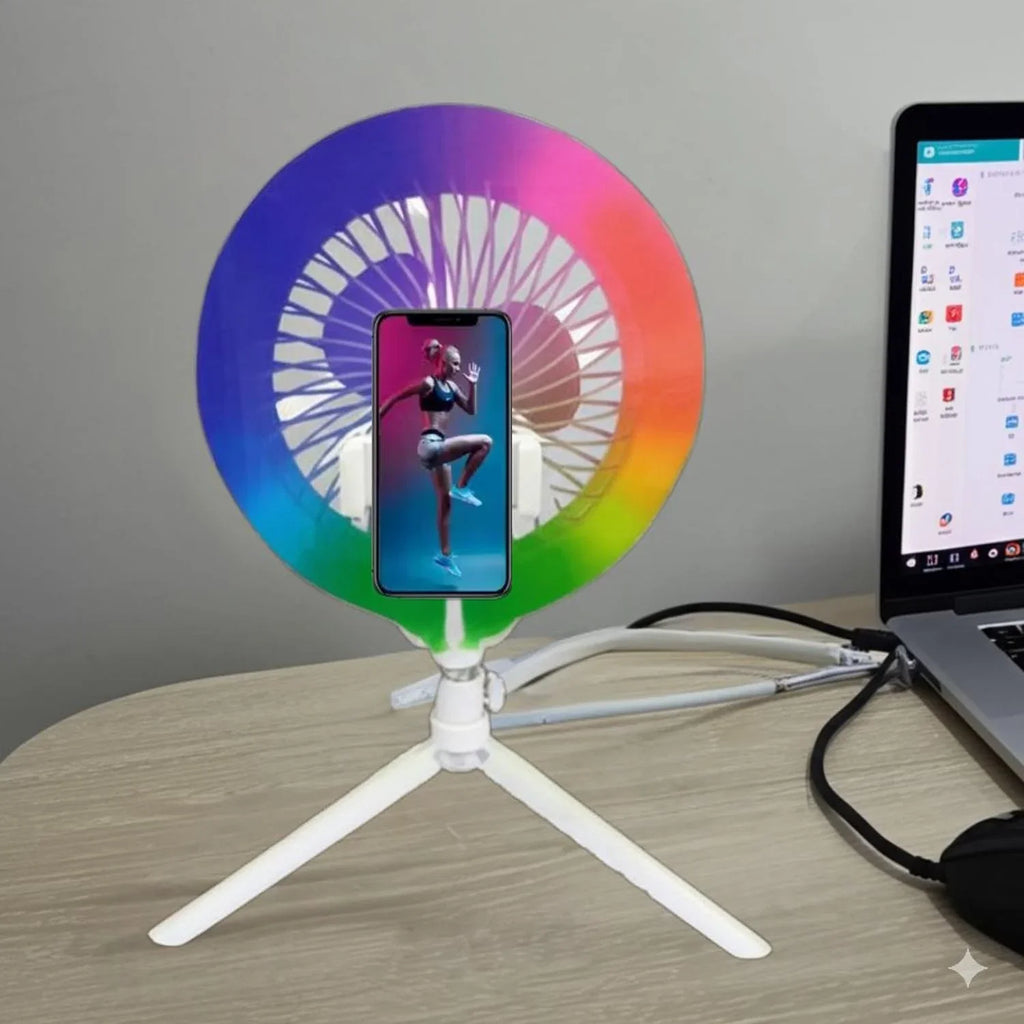 LED RGB FS-260 adjustable brightness color temperature demo