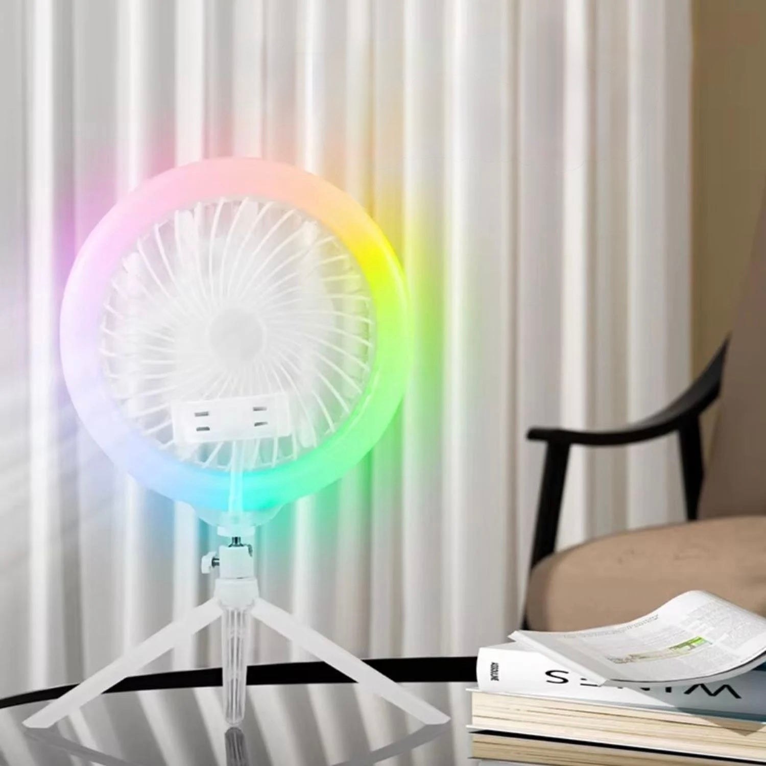 LED RGB FS-260 fill light front view compact