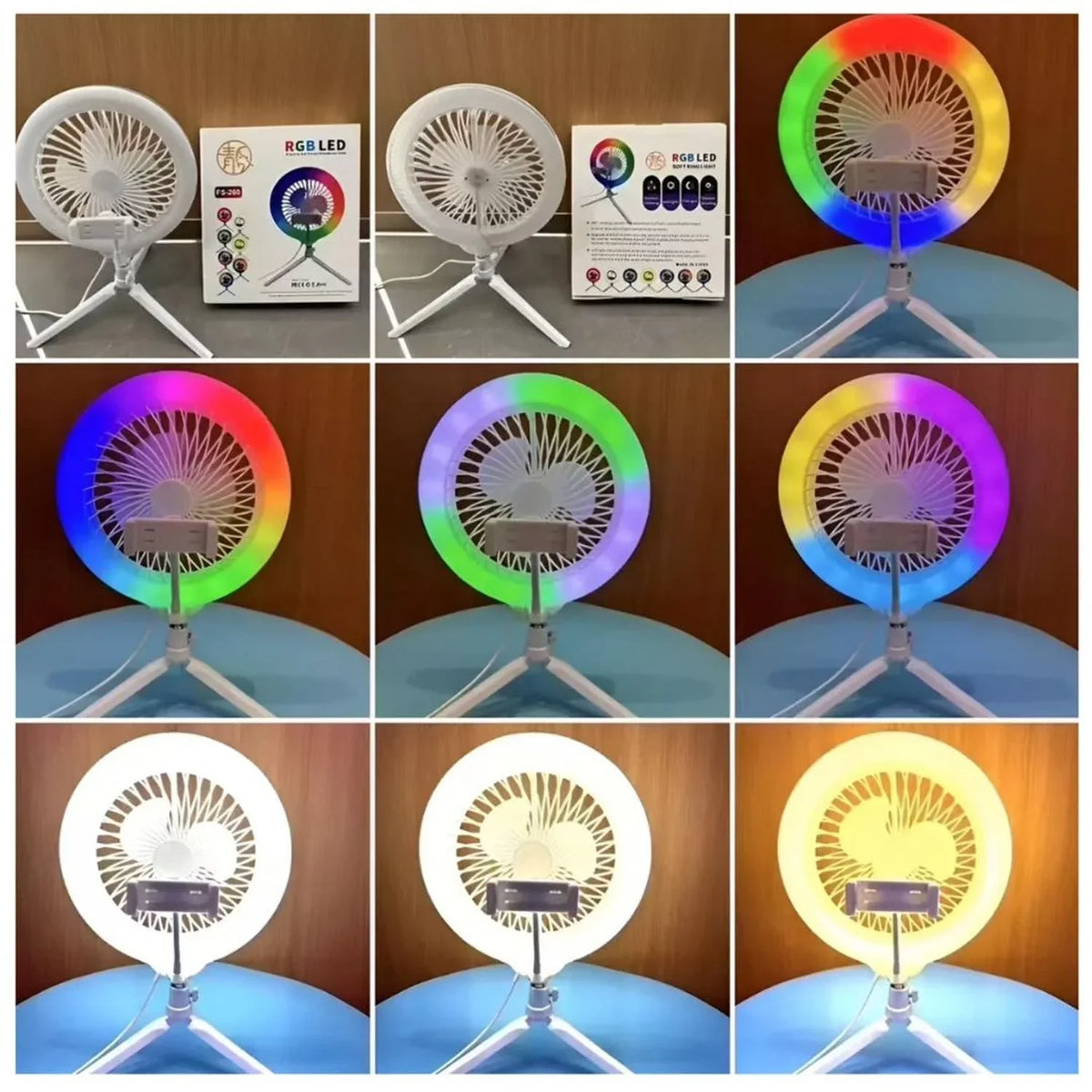 LED FS-260 RGB fill light packaging box