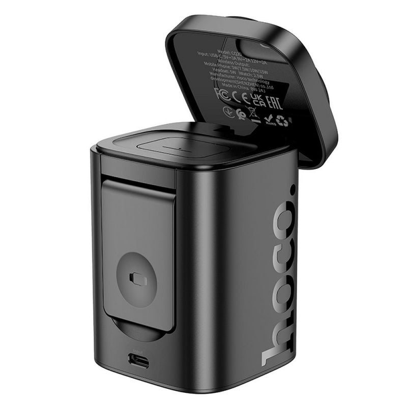 Hoco CQ20 3-in-1 Wireless Charging Station - Magsafe – 15W Fast Charging