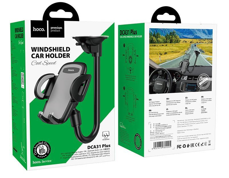 HOCO DCA31 Plus windshield car phone holder
