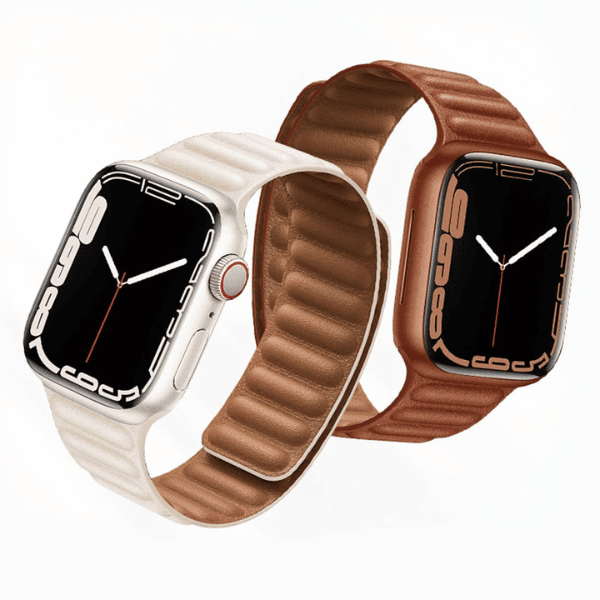 Hoco WA23 Leather Chain Magnetic Watch Strap for Apple Watch