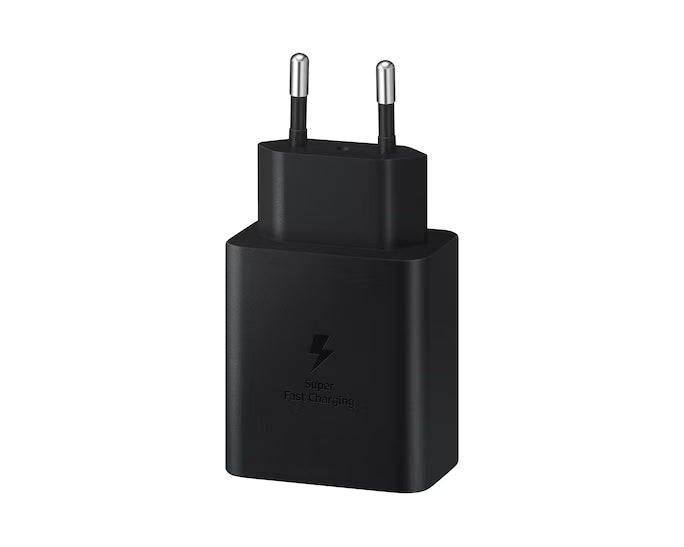 Samsung Original 45W USB-C adapter front view black