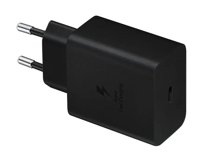 Samsung 45W adapter compact design side profile