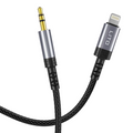 LITO LA01L Lightning to 3.5mm AUX cable front view