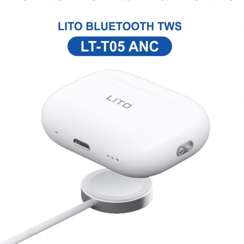 LITO TWS LT-05 | AirPods Pro2 Style | ANC Earbuds | Wireless Charging