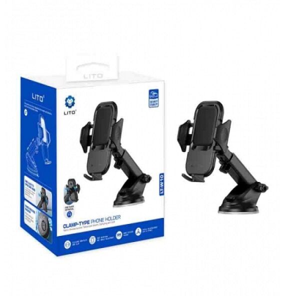 LITO LT-W10 clamp phone holder front view