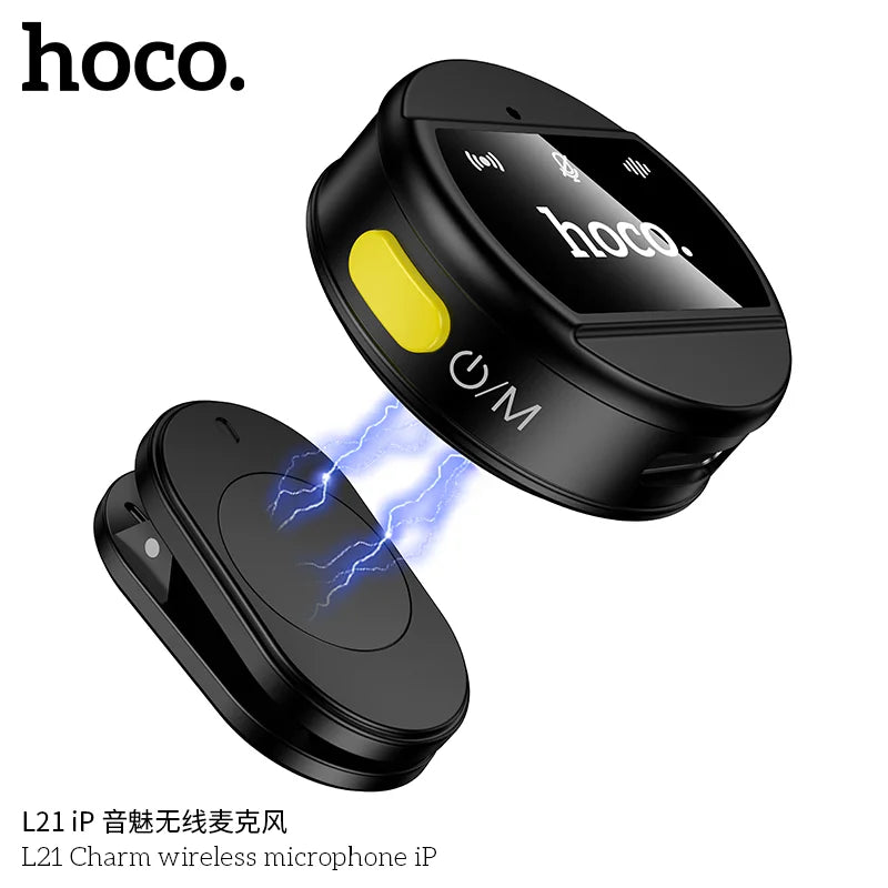 HOCO L21 Type-C mic connected to Android phone