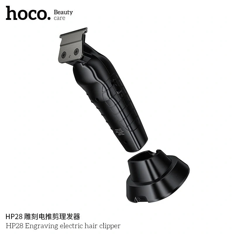 HOCO HP28 hair clipper in use