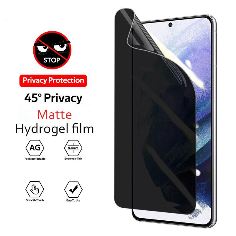 iPhone Hydrogel Matte Privacy Screen Protection – Anti-Glare & Anti-Spy