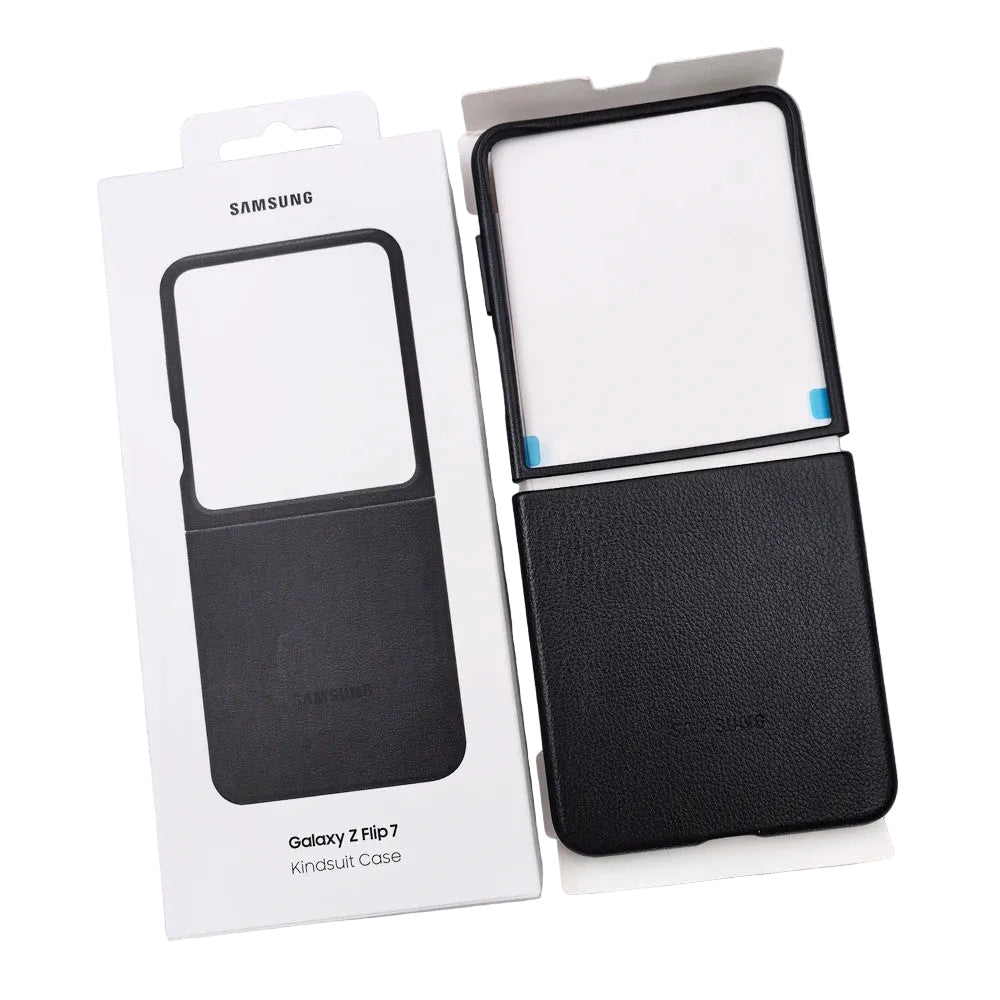 Kindsuit leather case Samsung Z Flip 7 front view