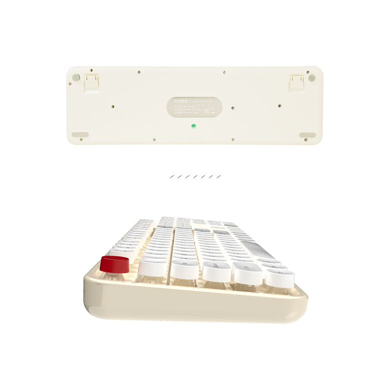 MOFII Sweet full keyboard set on desk workspace