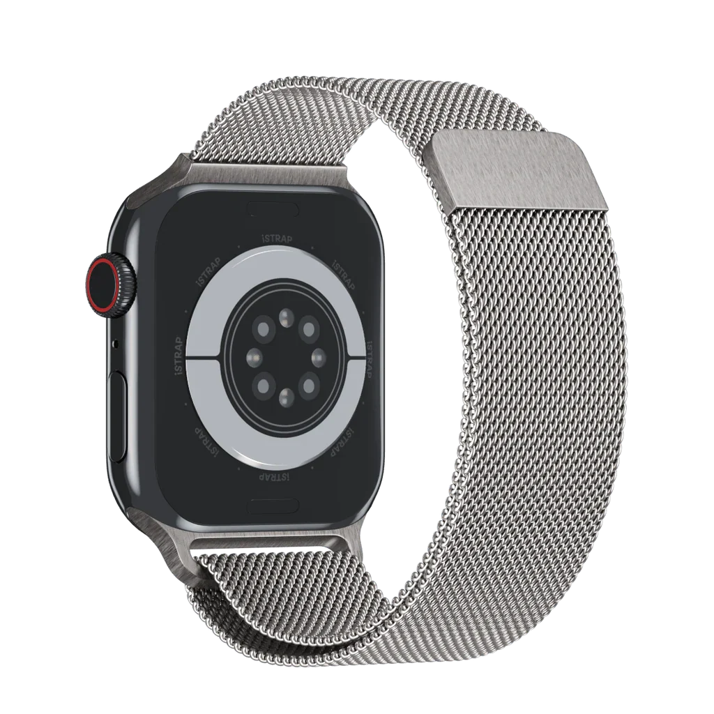 Stainless Steel Apple Watch Band – Silver Milanese Style