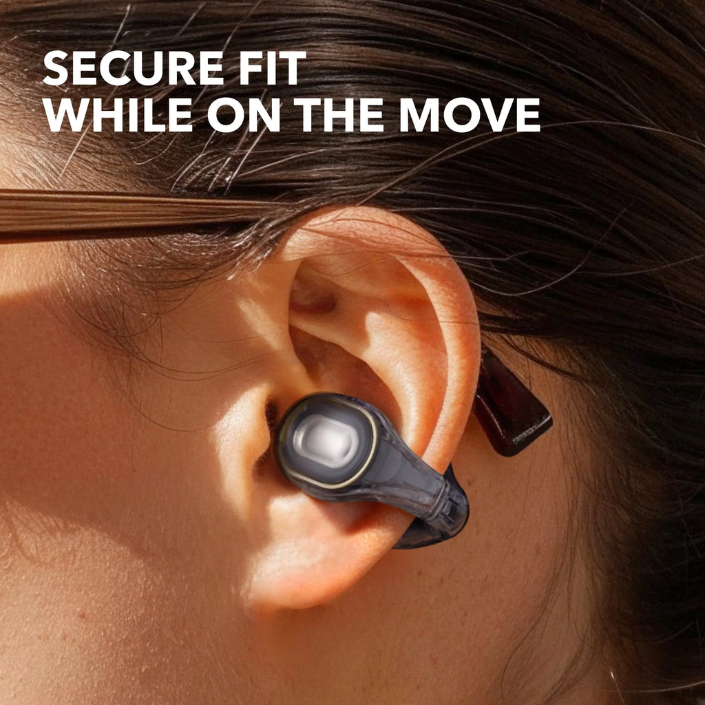 Lightweight Soundcore C30i earbuds with open-ear design.

