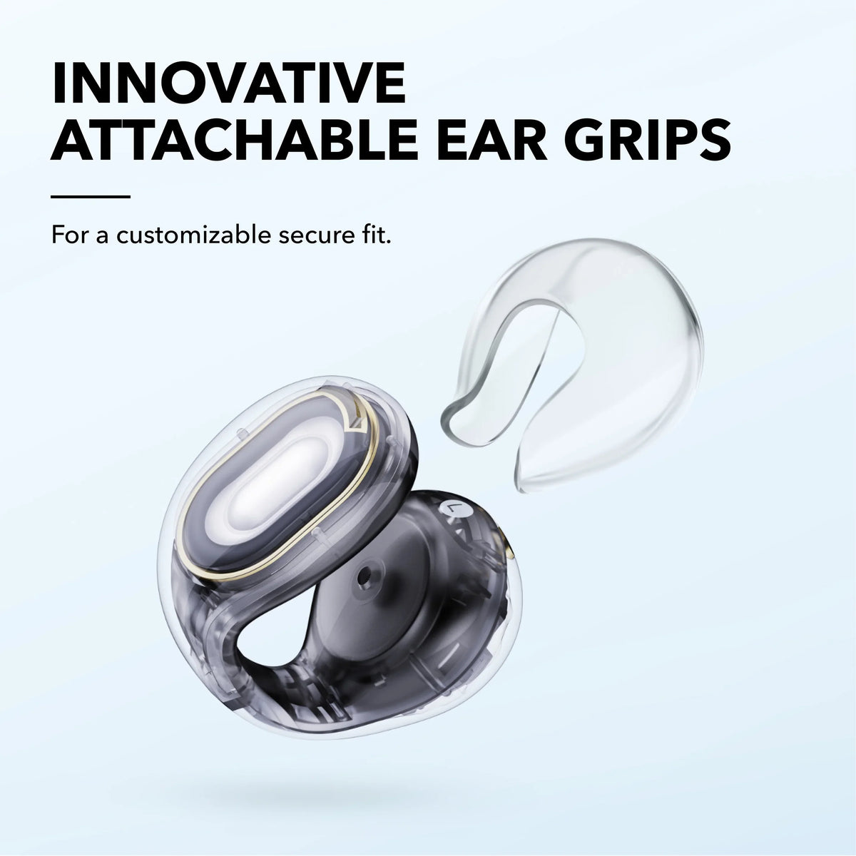 Anker C30i earbuds worn during outdoor activity.
