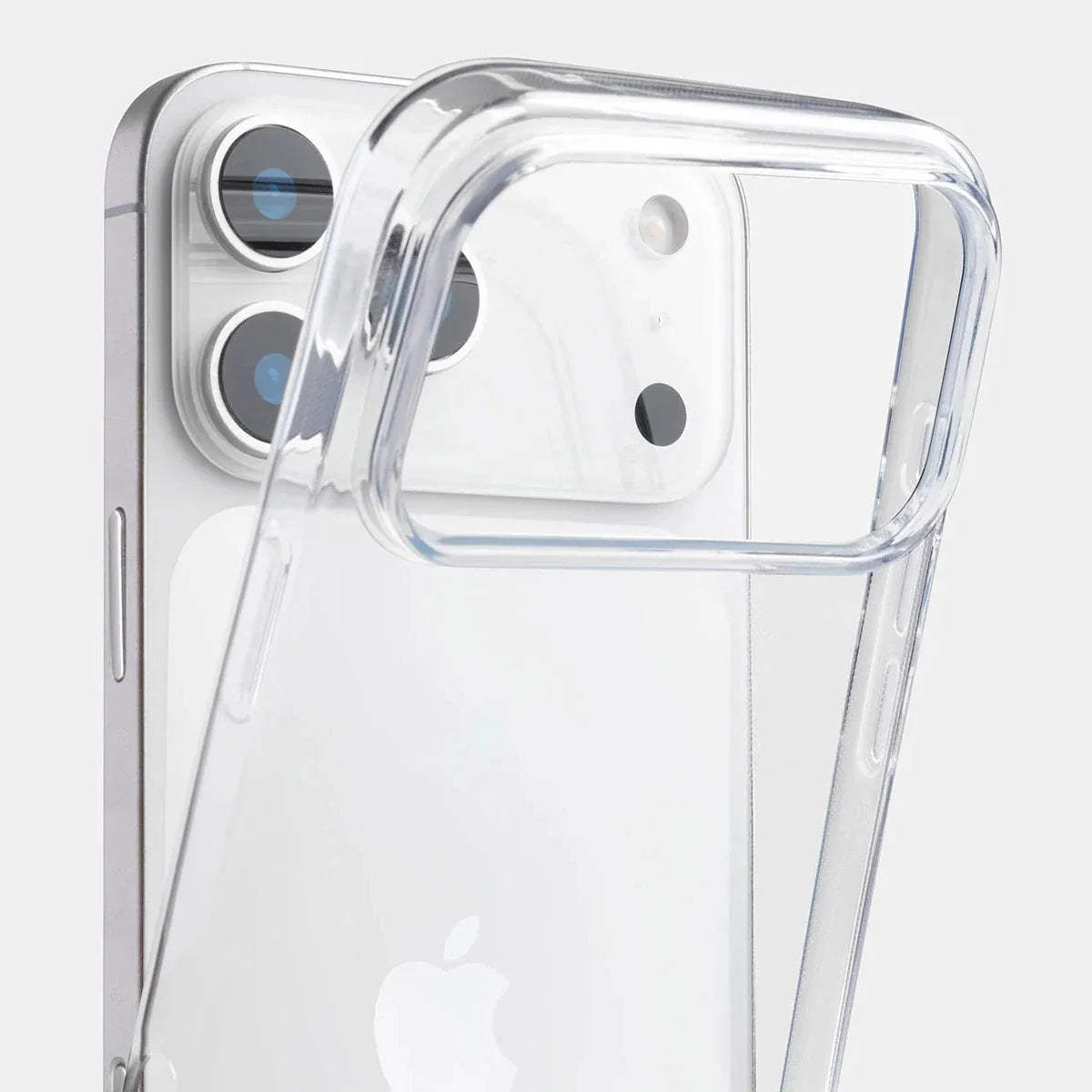iPhone 17 Series Clear Thin Rubber Case – Slim Transparent Protection