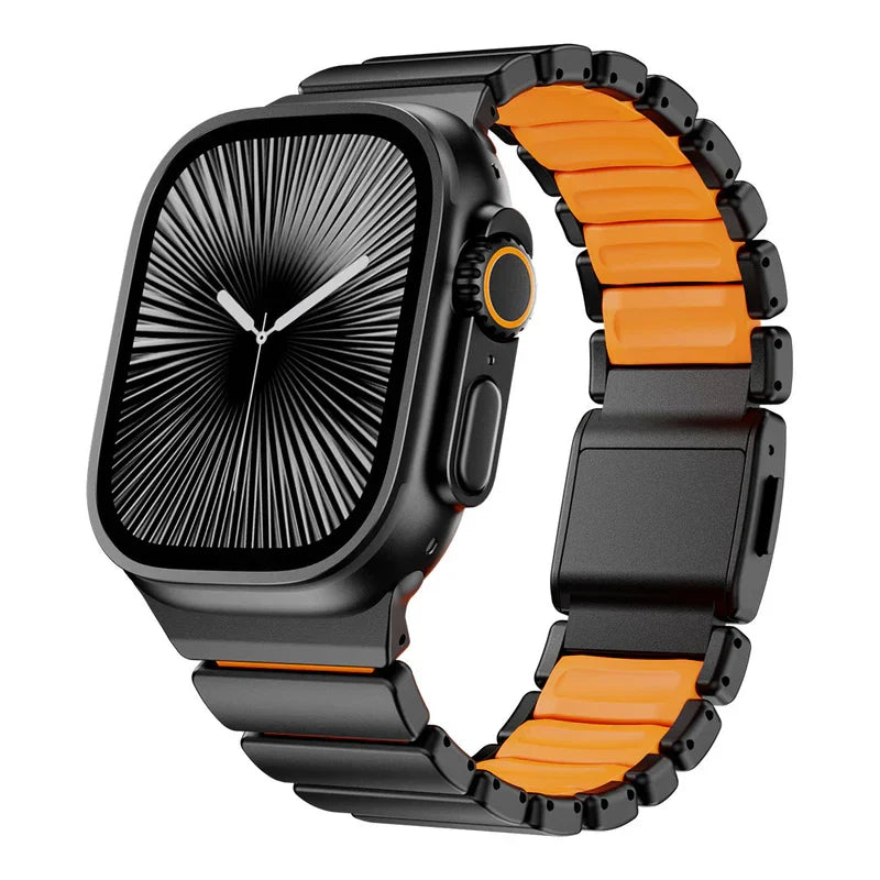 Stratos Stainless Steel Band – Black