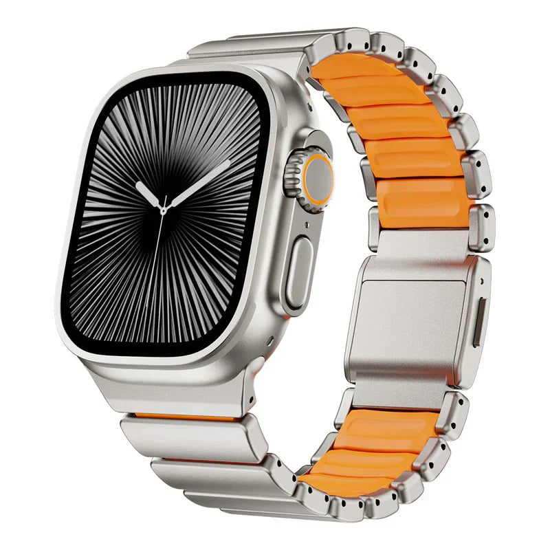 Stratos Stainless Steel Band – Orange