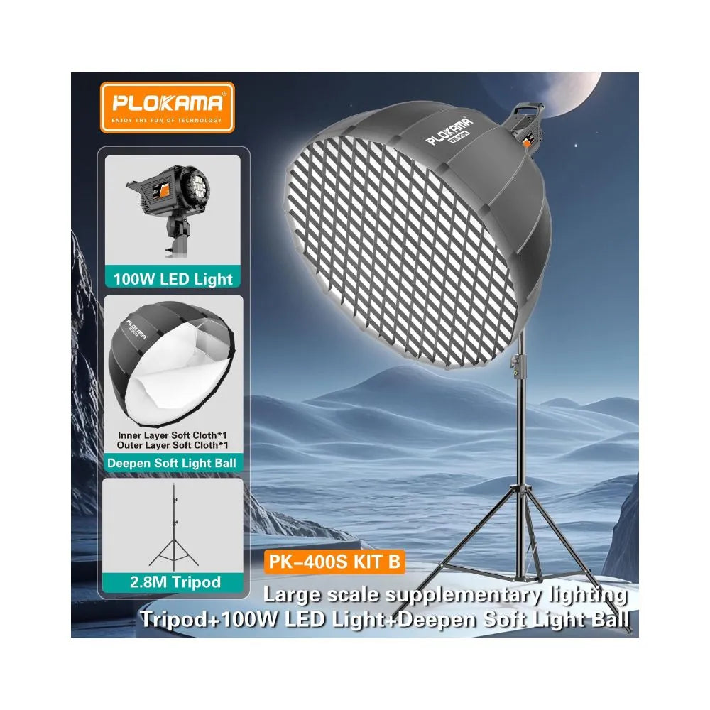 Video Light Kit – Adjustable LED Plokama PK-400s