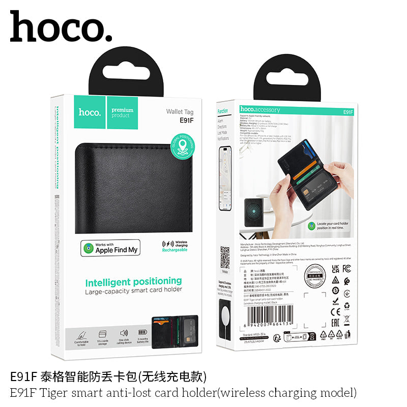 HOCO E91F wallet tracker card ultra thin design
