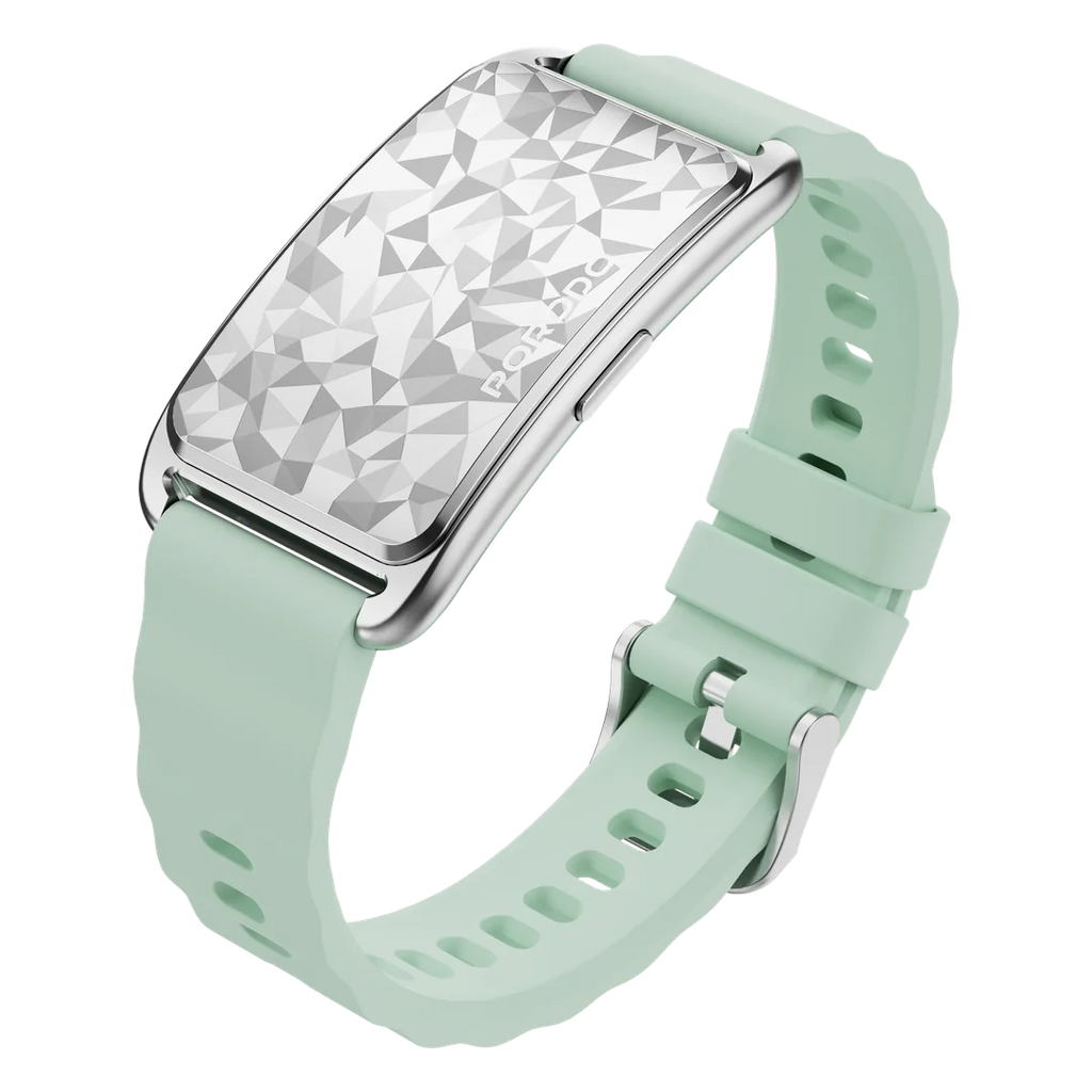 Porodo TrackFit Arc Smart Fitness Tracker Green – Silicone Strap
