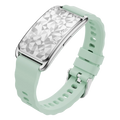 Porodo TrackFit Arc Smart Fitness Tracker Green – Silicone Strap