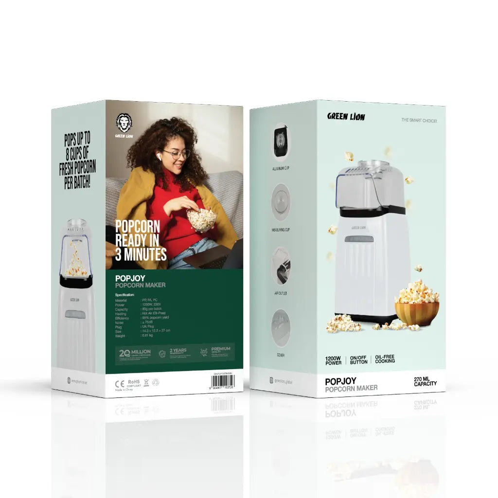 Green Lion PopJoy popcorn maker detail