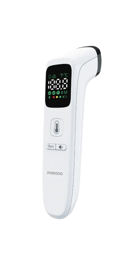 Porodo LiveOn Multi-Mode Infrared Thermometer White – LED Display