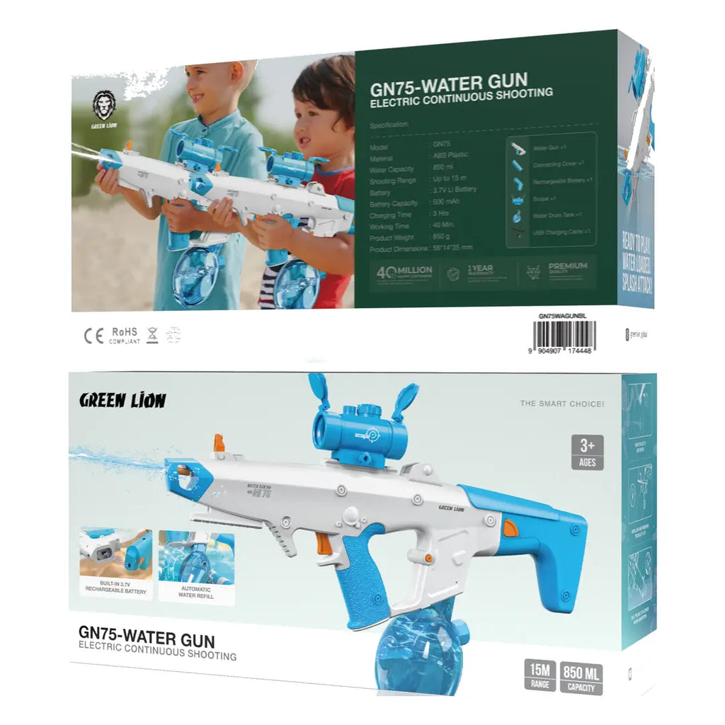 Green Lion GN75 water gun detail