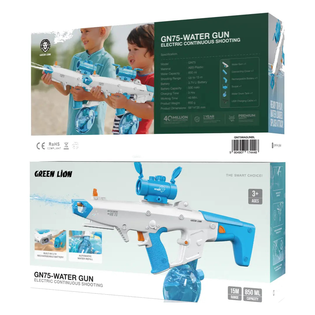 Green Lion GN75 water gun detail