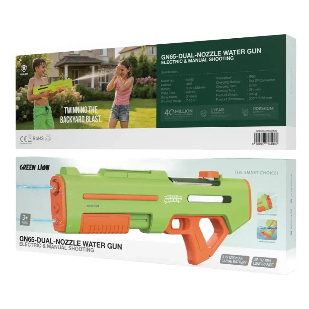 Green Lion GN65 water gun detail