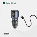 Green Lion 75W Car Charger Gray – Retail Packaging