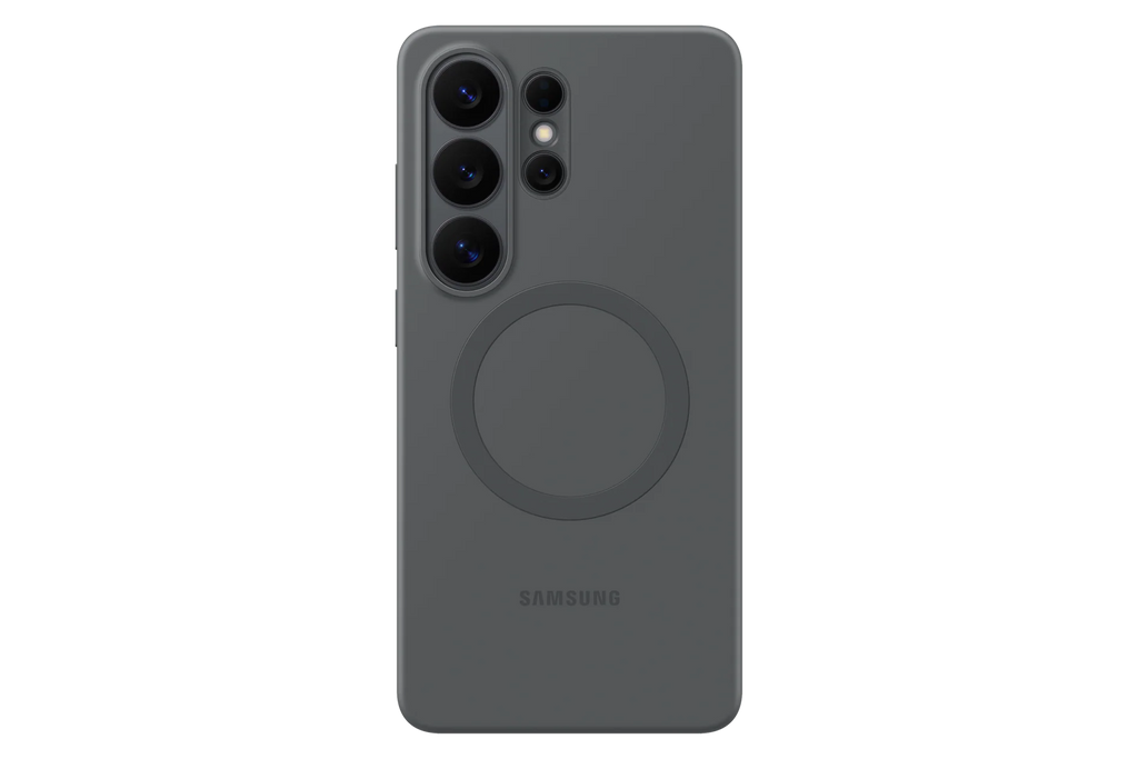 Galaxy S26 Ultra Silicone Magnet Case – Magnetic Ring and Soft-Touch Finish