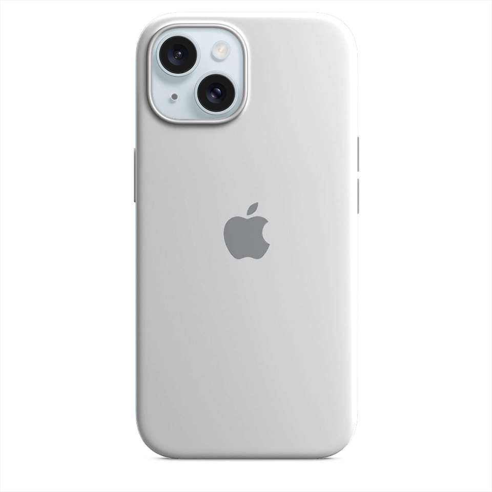iPhone 16e silicone case microfiber interior detail