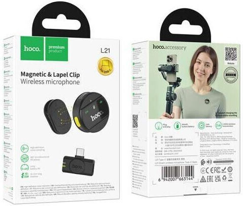 HOCO L21 Type-C mic transmitter and receiver set