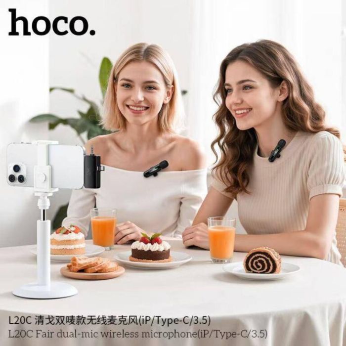 HOCO L20C dual microphone portable compact design